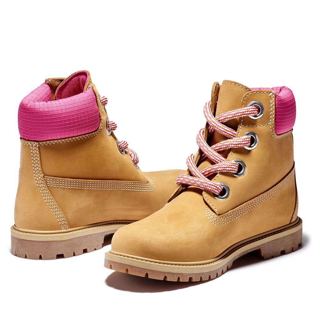 Bocanci 6-Inch Timberland Dama Maro - Heritage Waterproof - Romania - HFYAQZ173